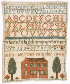 Sampler, 1840. Creator: Unknown
