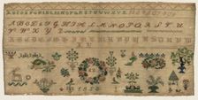 Sampler, 1858. Creator: Celia Kestenbaum Grossman (Austrian)