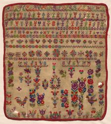 Sampler, 1886. Creator: Unknown