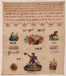 Sampler, 1882. Creator: Unknown