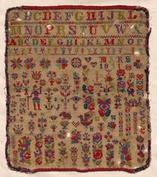 Sampler, 1891. Creator: Unknown