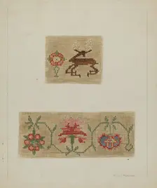 Sampler, 1935/1942. Creator: Esther Martindale