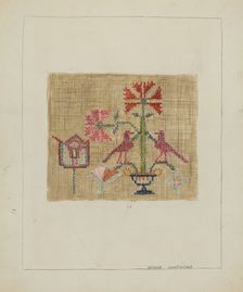 Sampler, 1935/1942. Creator: Esther Martindale