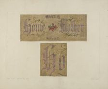 Sampler, 1935/1942. Creator: Frank Maurer