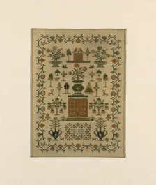 Sampler, United States, 1800/25. Creator: Emma Riches