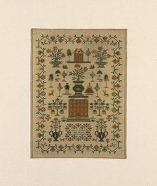 Sampler, United States, 1800/25. Creator: Emma Riches