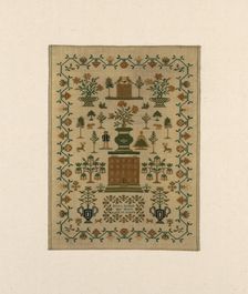 Sampler, United States, 1800/25. Creator: Emma Riches