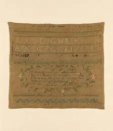 Sampler, United States, 1808. Creator: Nancy Laird