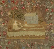 Sampler, United States, 1820s. Creator: Unknown