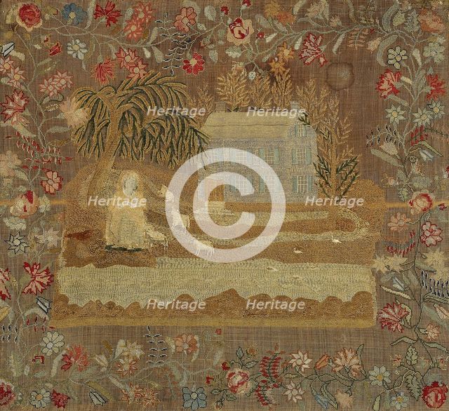 Sampler, United States, 1820s. Creator: Unknown.