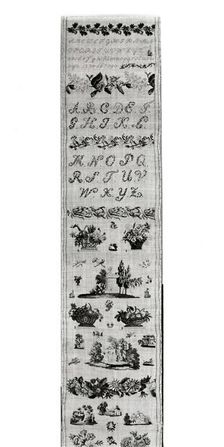 Sampler, Austria, 1827. Creator: Unknown