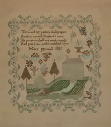 Sampler, c. 1936. Creator: Albert J. Levone