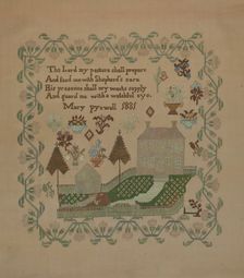 Sampler, c. 1936. Creator: Albert J. Levone