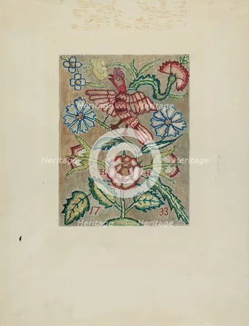 Sampler, c. 1936. Creator: Ella Josephine Sterling.