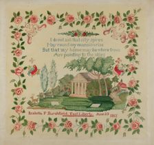 Sampler, c. 1936. Creator: Eva Wilson