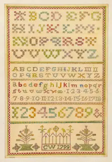 Sampler, c. 1936. Creator: Henry Meyers
