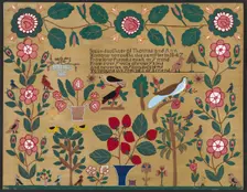 Sampler, c. 1936. Creator: Katherine Hastings