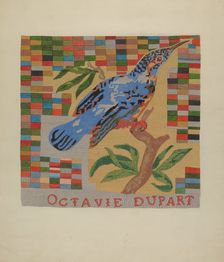 Sampler, c. 1937. Creator: Joseph L. Boyd