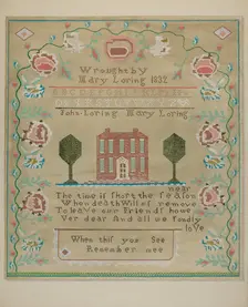 Sampler, c. 1937. Creator: Katherine Hastings
