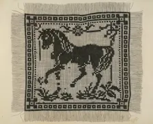 Sampler, c. 1937. Creator: Raymond Manupelli