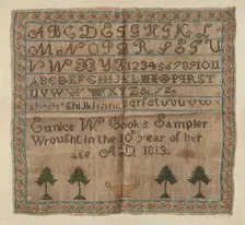 Sampler, c. 1938. Creator: Alfred Walbeck
