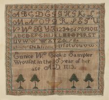 Sampler, c. 1938. Creator: Alfred Walbeck