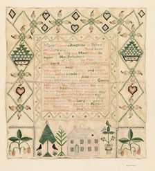 Sampler, c. 1938. Creator: Eva Wilson