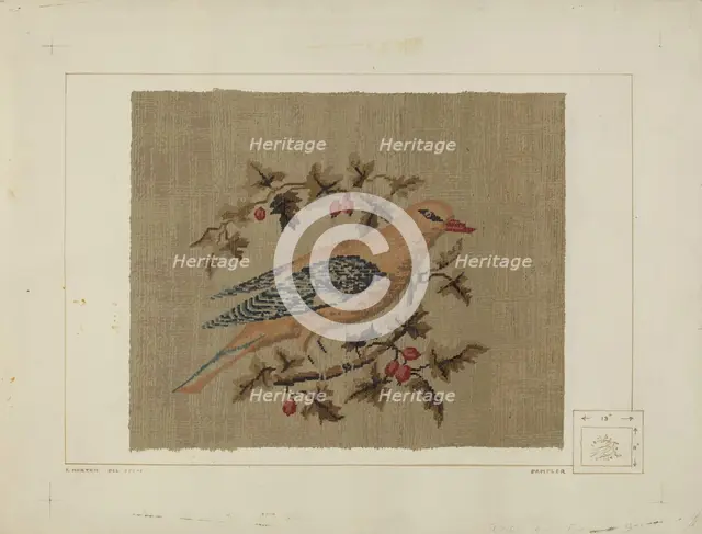 Sampler, c. 1938. Creator: Ralph Morton.