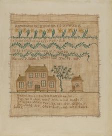 Sampler, c. 1938. Creator: Sarah F. Williams