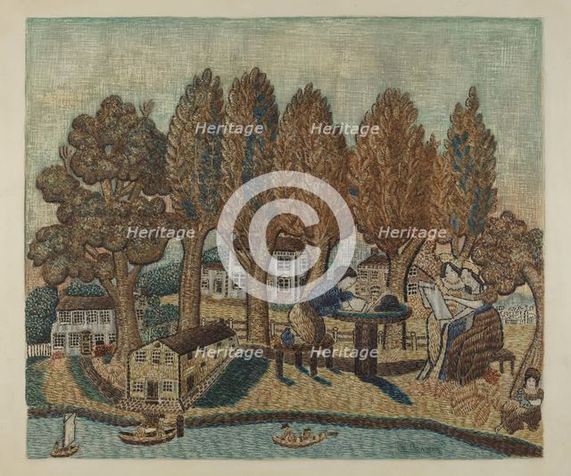 Sampler, c. 1940. Creator: Charles Bowman.