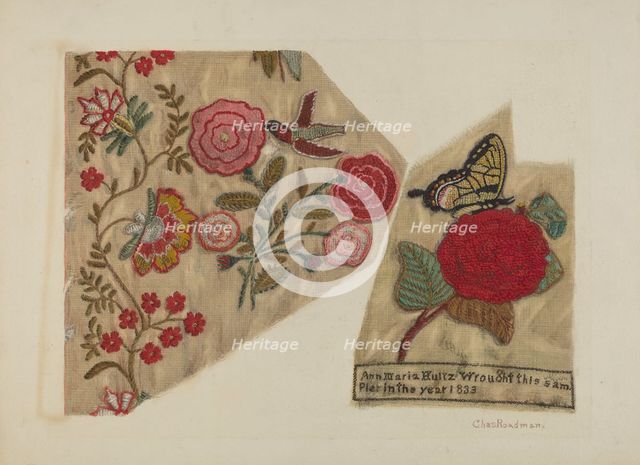 Sampler, c. 1940. Creator: Charles Roadman.