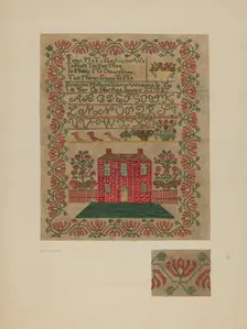 Sampler, c. 1941. Creator: Eileen Knox