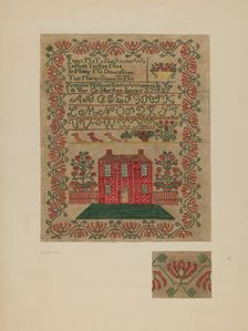 Sampler, c. 1941. Creator: Eileen Knox