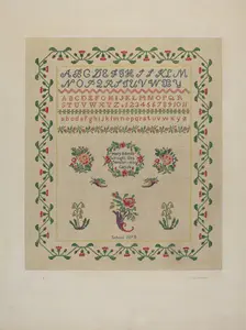 Sampler, c. 1942. Creator: Douglas Campbell