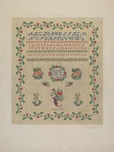 Sampler, c. 1942. Creator: Douglas Campbell
