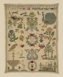 Sampler (copy), Germany, 19th century (copy). Creator: Unknown