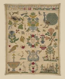 Sampler (copy), Germany, 19th century (copy). Creator: Unknown