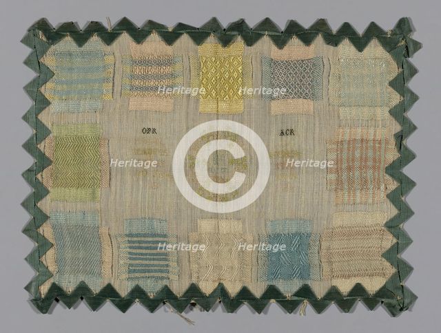 Sampler, Denmark, 1801. Creator: Unknown.