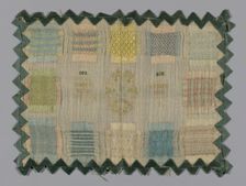 Sampler, Denmark, 1801. Creator: Unknown