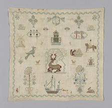 Sampler, Denmark, 1814. Creator: Unknown