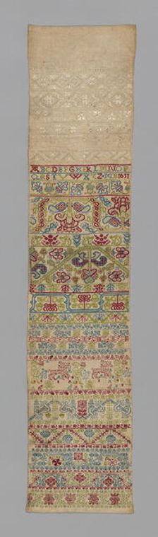 Sampler, England, 1651. Creator: Mary Bidgood