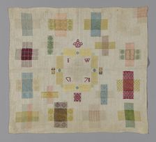 Sampler, England, 1770. Creator: Unknown