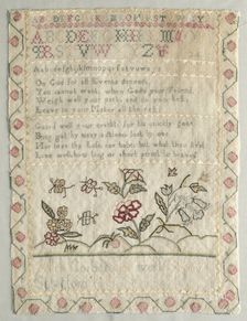 Sampler, February 17, 1755. Creator: Alles Corbett