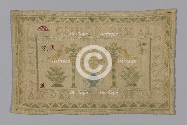 Sampler, France, 1775/1825. Creator: Unknown.