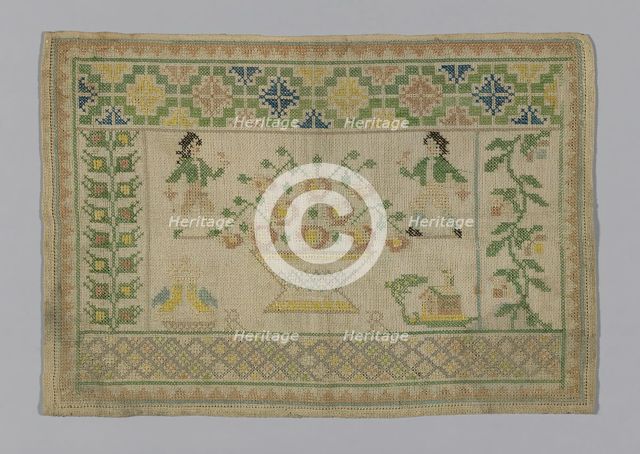 Sampler, France, 1775/1825. Creator: Unknown.