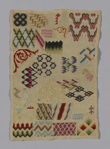 Sampler, France, 18th/19th century. Creator: Unknown