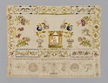 Sampler, France, 19th century. Creator: Unknown