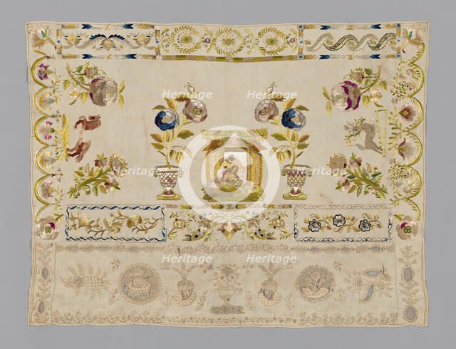 Sampler, France, 19th century. Creator: Unknown.