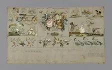 Sampler, France, 19th century. Creator: Unknown