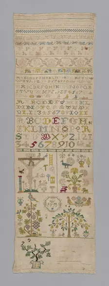 Sampler, Germany, 1766. Creator: Unknown